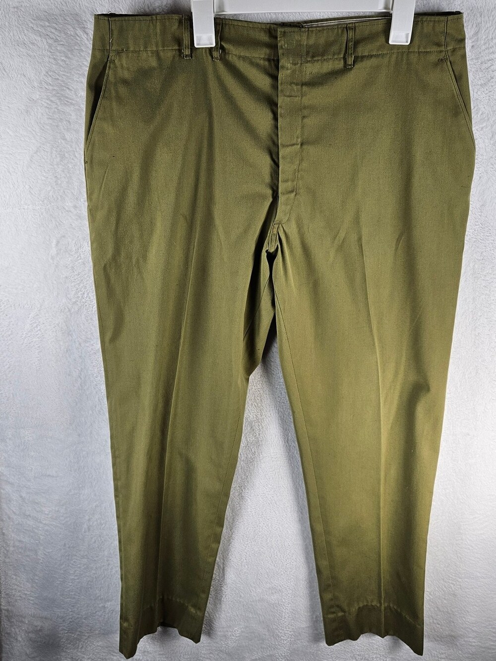 Boy Scouts of America BSA Olive Green Uniform Chino Pants Men's Size 36x31